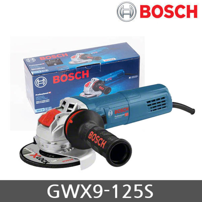 보쉬 GWX9-125S 원터치 유선 앵글 그라인더 125mm