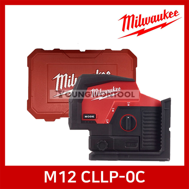 밀워키 M12 CLLP-0C 크로스라인&amp;2 포인터 레이저 레벨