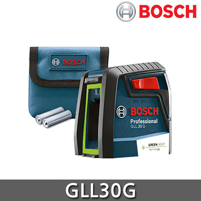 보쉬 GLL30G 그린 레이저 레벨기 수평기 측정기