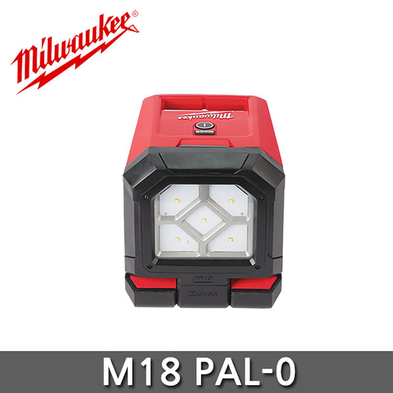 밀워키 M18 PAL-0  충전 회전식 작업등 LED 18V 베어툴