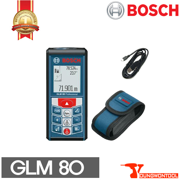 보쉬 GLM80 레이저 거리측정기 레이저줄자