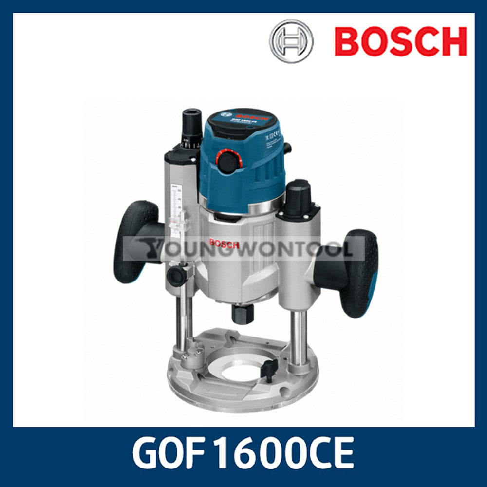 보쉬 GOF1600CE 루터 홈파기 트리머 6단 속도조절