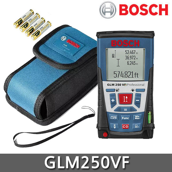 보쉬 GLM250VF 레이저 거리 측정기 250M