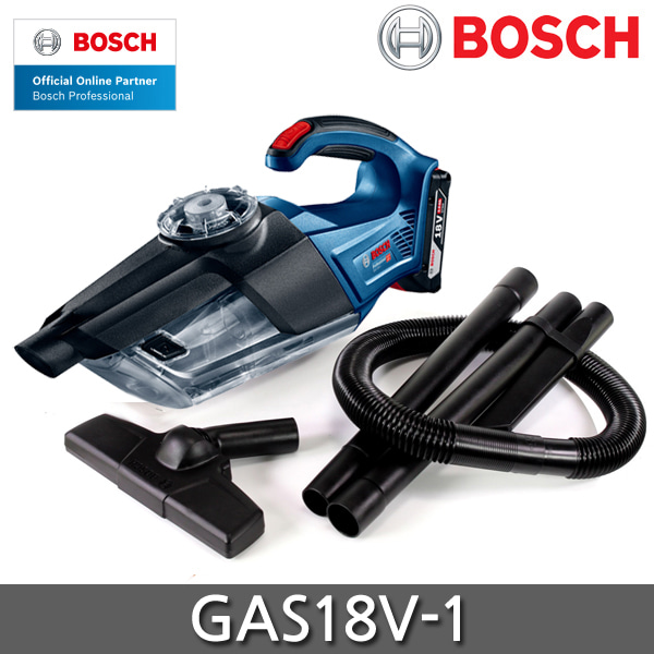 보쉬 GAS18V-1 무선 핸디 청소기 배터리 툴백 충전기