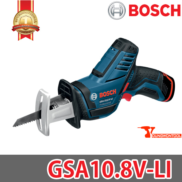 보쉬 GSA10.8V-LI 충전 컷소 리튬이온 2.0Ah배터리2개
