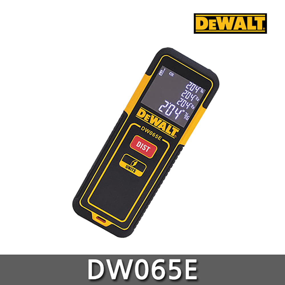 디월트 DW065E 레이저 거리측정기 20M
