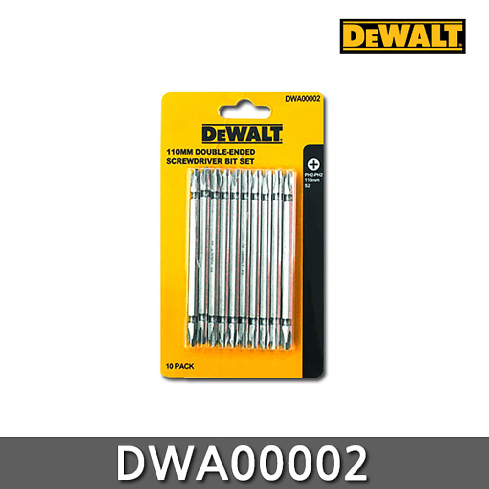 디월트 DWA00002 PH2 십자 양날 드라이버 비트 110mm