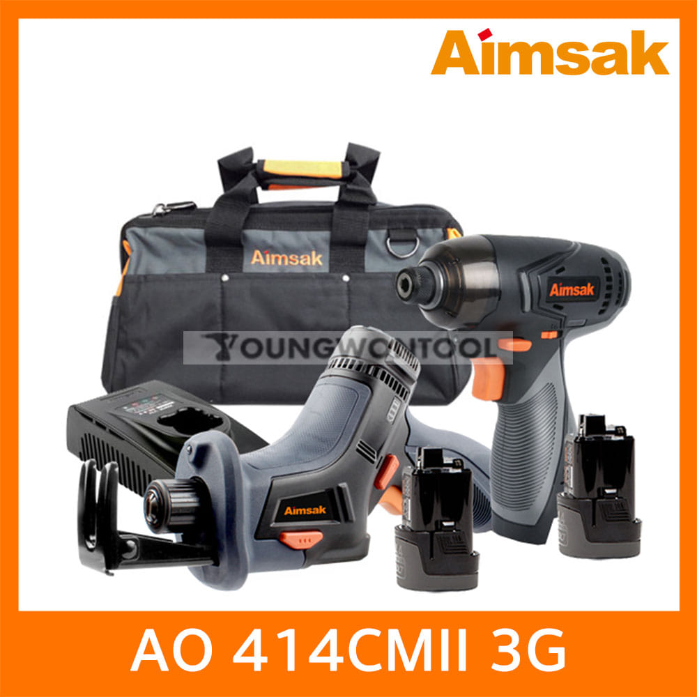 아임삭 AO414CM2 3G 콤보 14.4V 임팩 컷쏘 AI414MII AR414C