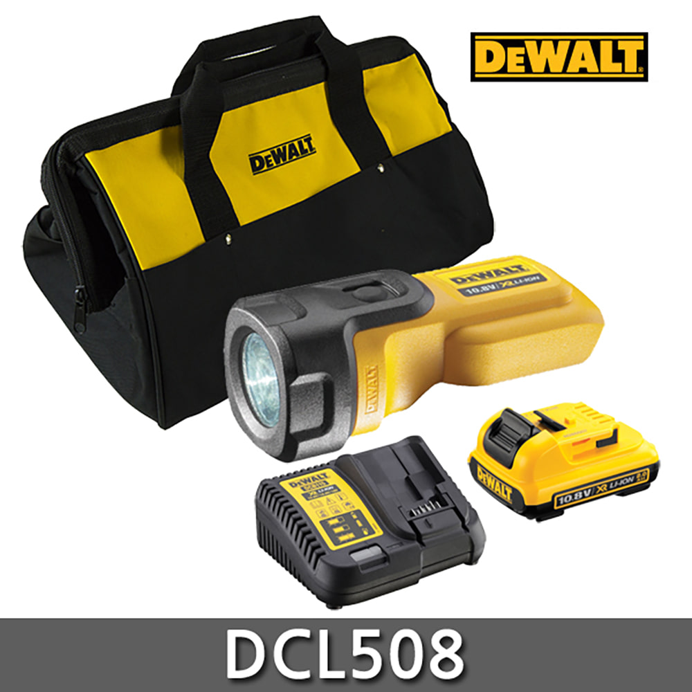 디월트 DCL508N 10.8V LED 작업등 2.0Ah배터리 세트