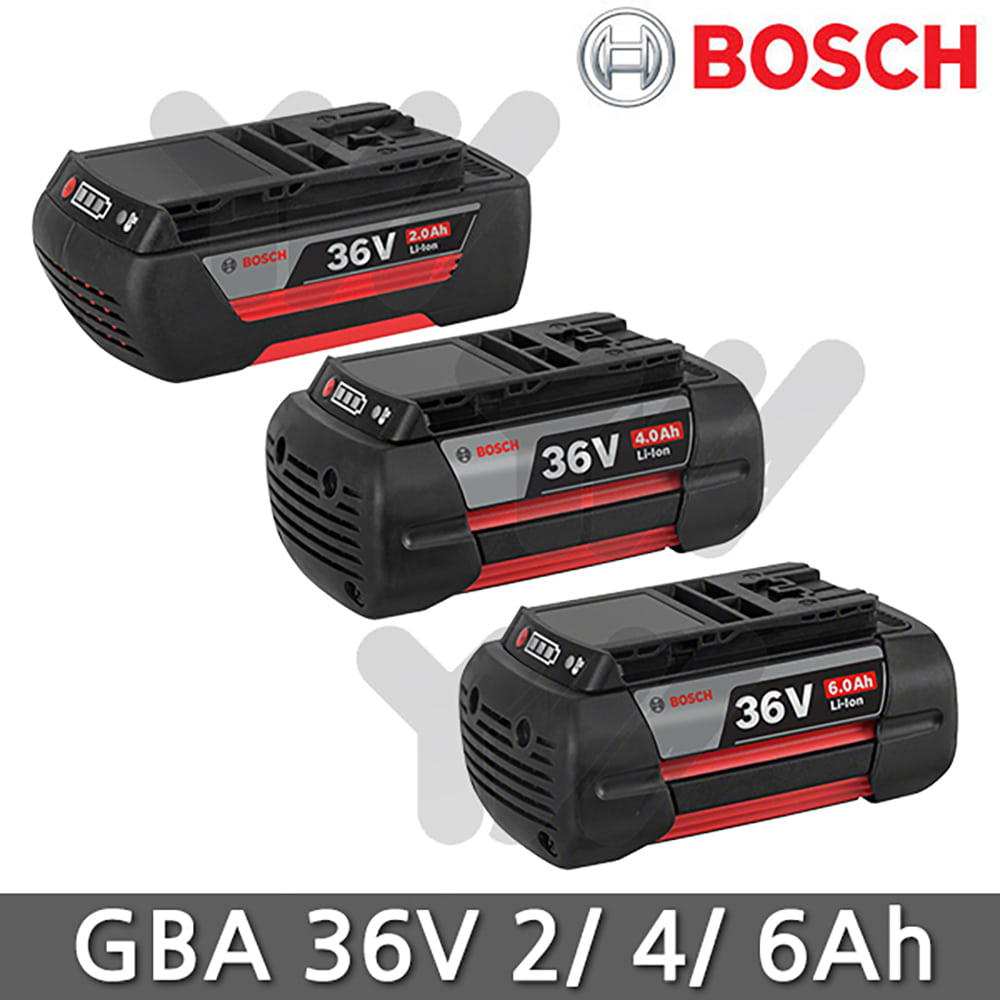 보쉬 배터리 GBA 36V 4.0 / 6.0 Ah 배터리 4A 6A 4Ah 6Ah