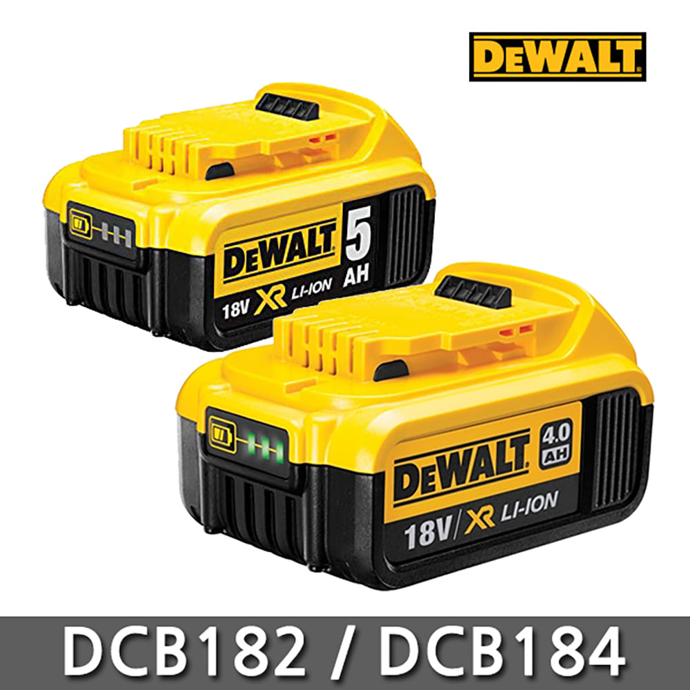 디월트 DCB182 18V 4.0Ah / DCB 184 18V 5.0 배터리