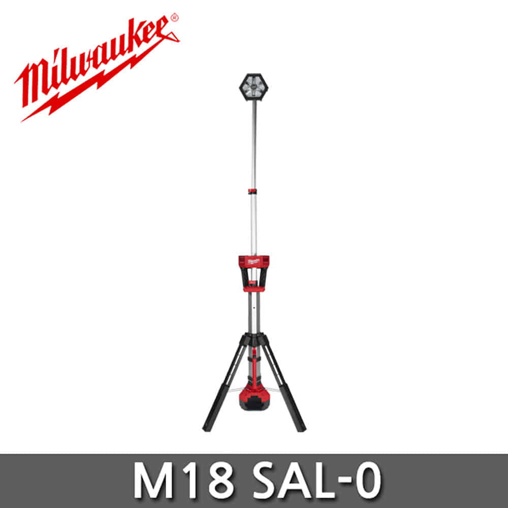 밀워키 M18 SAL-0 스탠드형 작업등 LED 18V 베어툴